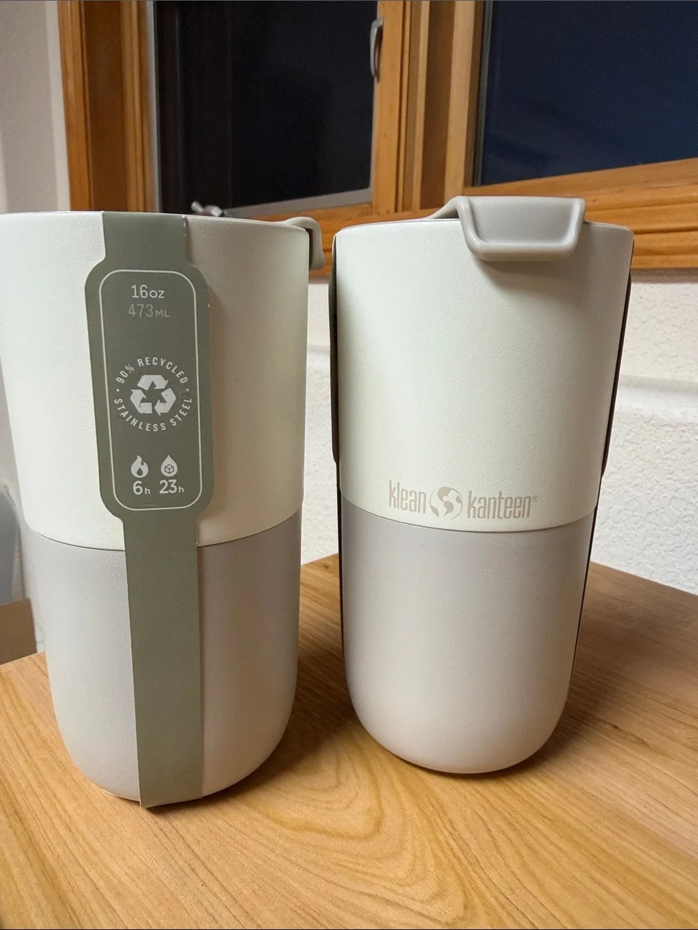 Klean Kanteen Cream Travel Tumbler
